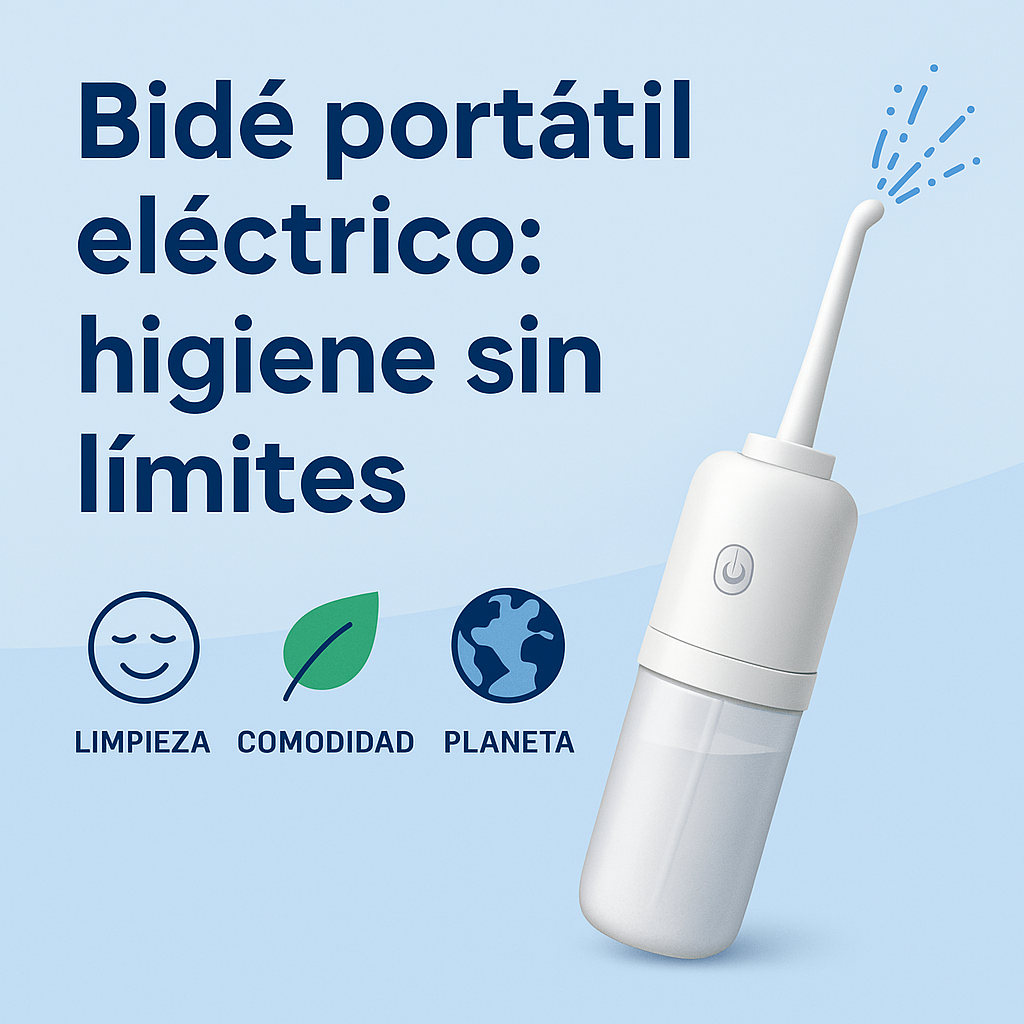 Bidé portátil eléctrico: higiene sin límites